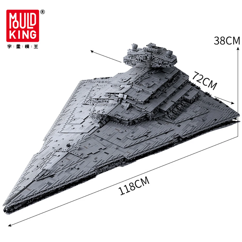 

Mould King Building Blocks Star plan MOC Eclipse-Class Dreadnought Set UCS Fighters Assemble Bricks Kids DIY Toys Birthday Gifts