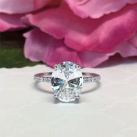 luxury rhinestones zircon rings fashion women ring jewelry women accessories engagement bridal wedding ring lady gift