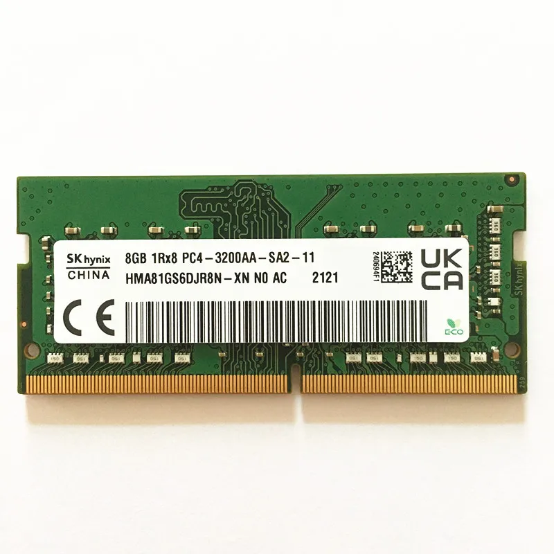

SK hynix DDR3 RAMs 8GB 3200MHz Laptop Memory DDR4 8GB 1Rx8 PC4-3200AA-SA2-11 DDR4 3200 8GB RAMS