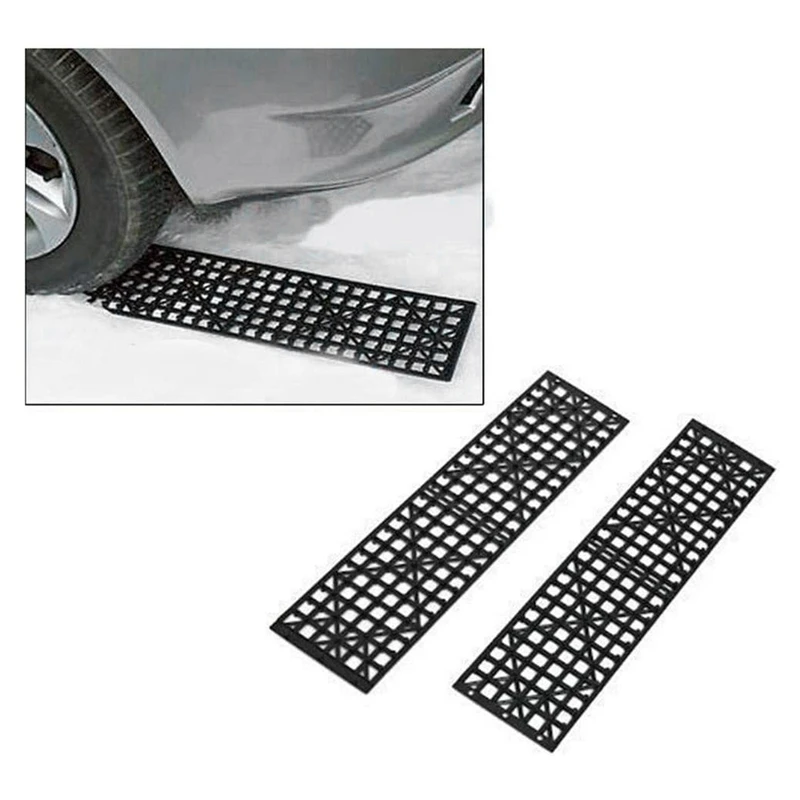 2PCS Car Road Trouble Clearer Auto Vehicle Off Mud Tire Skid Plate Self-Driving Off-Road Recovery Non-Slip Tracks | Автомобили и