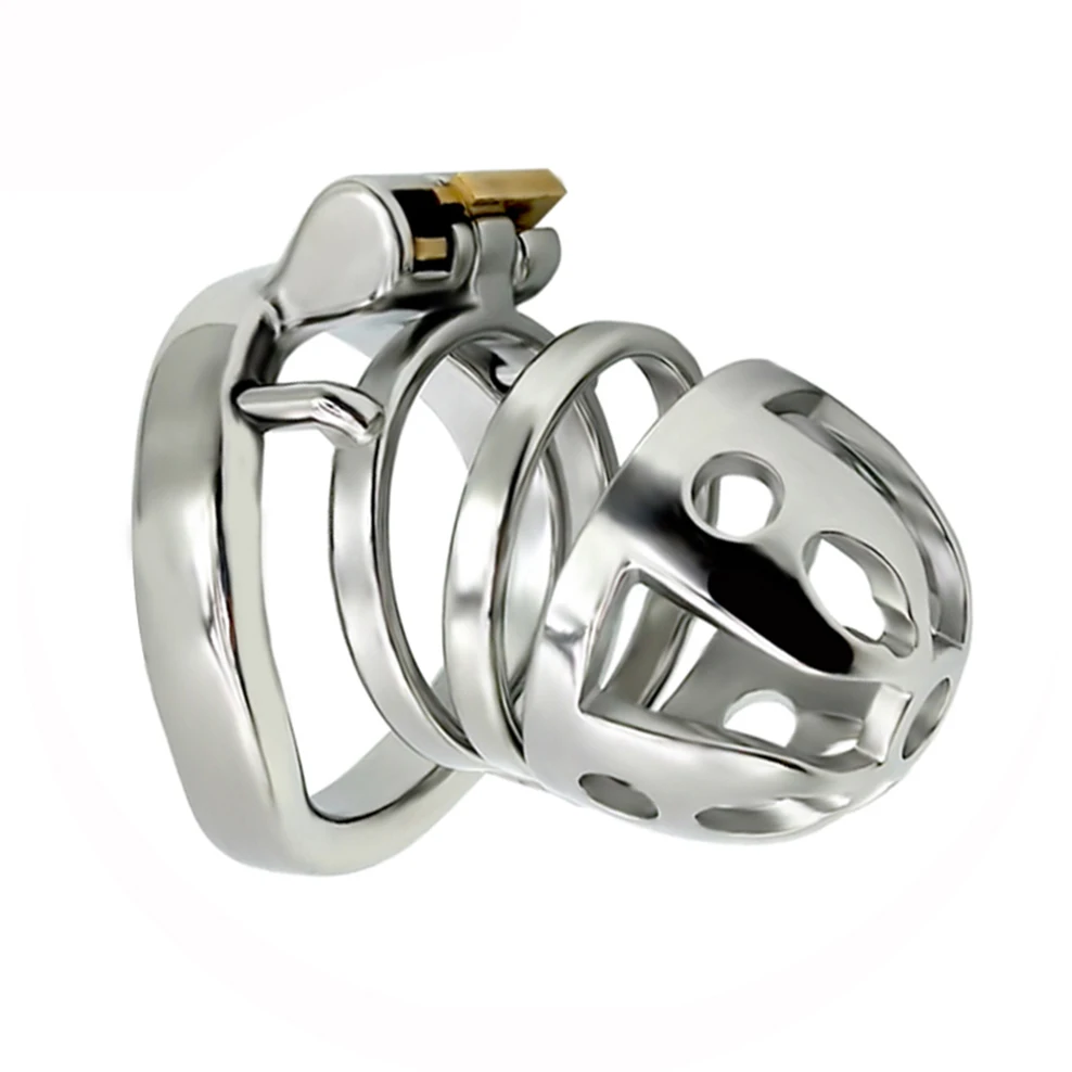 FAAK Нержавеющая сталь Мужской Целомудрие устройство рукав для пениса взрослых