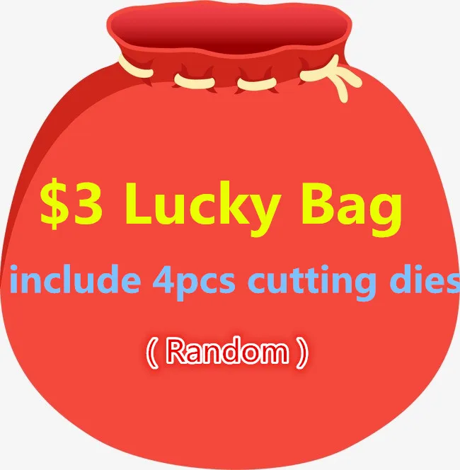 Металлические пресс формы DiyArts 4 шт./лот 3 доллара сумка на удачу для рукоделия