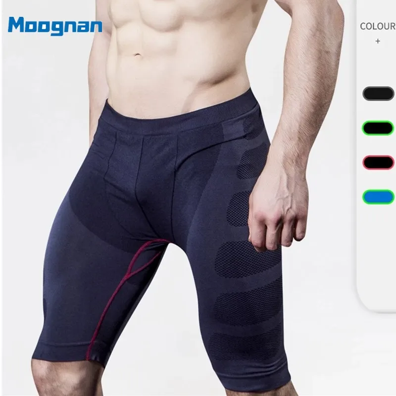 

Tight Sports Shorts Men Training Pants Fitness Running Shorts Stretch Quick Dry Compression Sportswear 6004