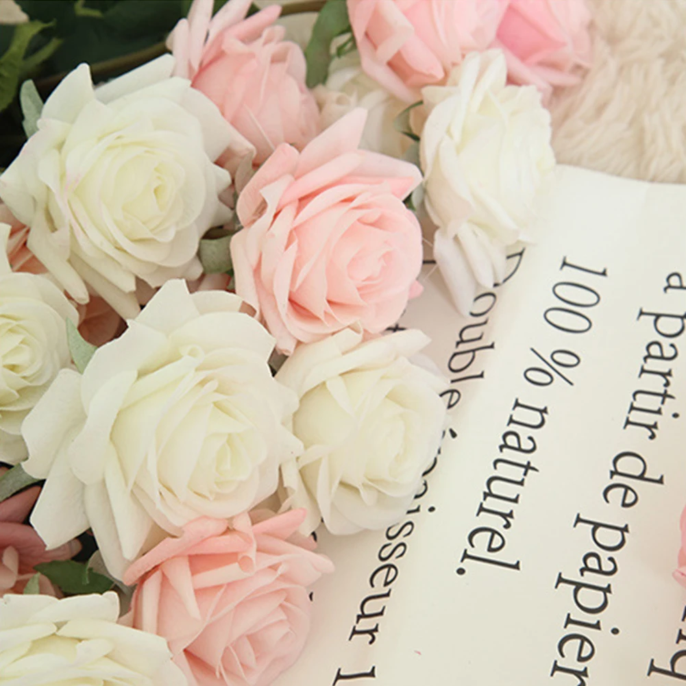 Новинка красивый и стильный внешний вид настоящая Роза искусственные цветы