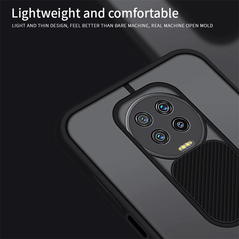 

Mofi Cover Case For Infinix X690 Note7 Sliding Lens Protection Cover For Infinix X690 Note7 Cover For Infinix Note7 Back Cover
