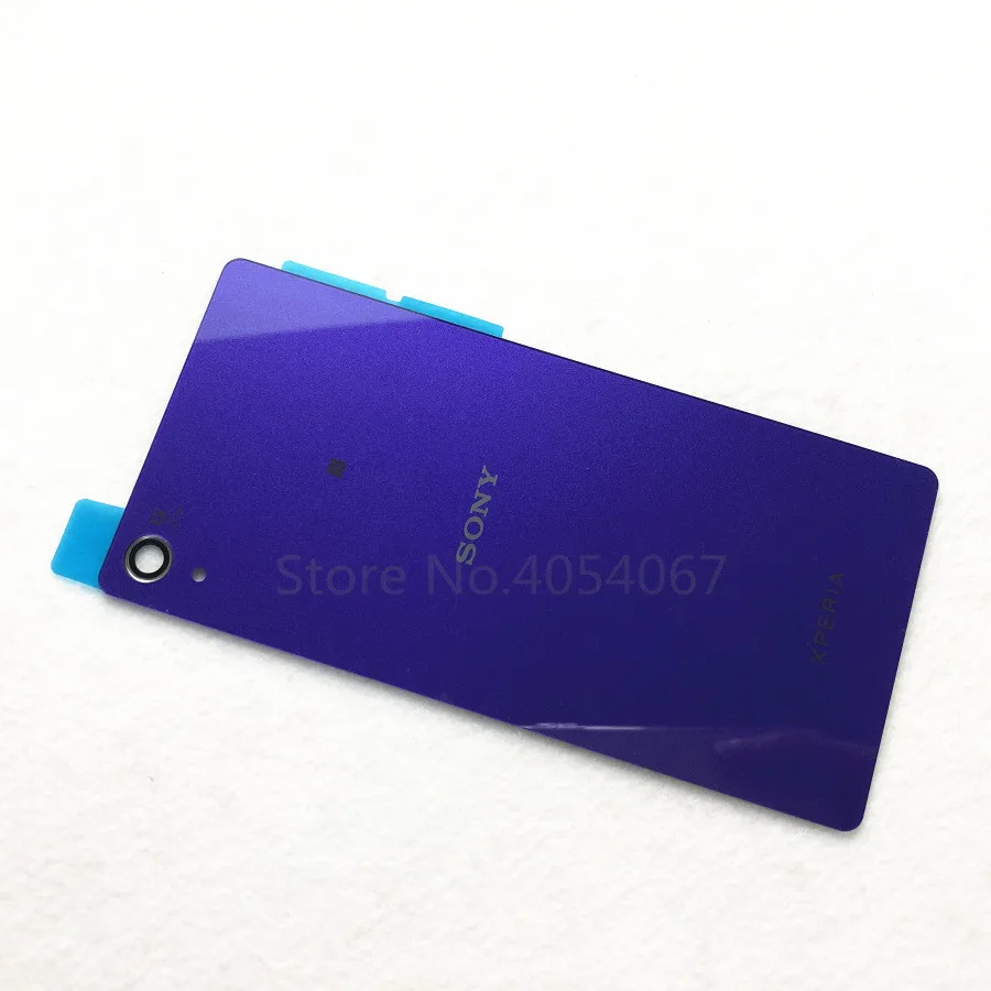 Для Sony Xperia Z2 D6543 L50W D6503 Задняя стеклянная крышка батарейного отсека Замена стеклянного корпуса+ NFC антенна