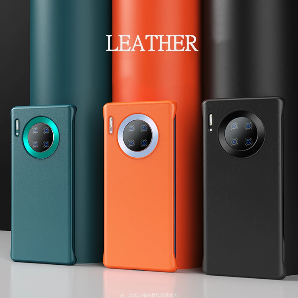 Чехол для телефона из натуральной искусственной кожи Huawei Mate 20 30 Pro P30 мягкие