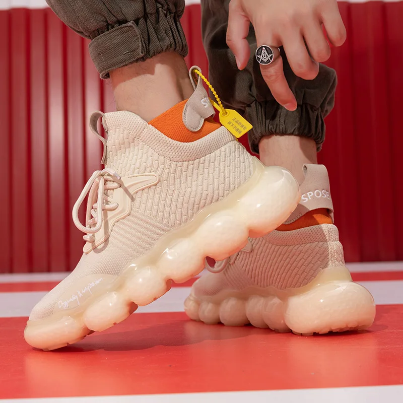 

Zapatos Informales De Hombre Casual Shoes Men Summer Men's Sneakers 2020 Black Solid White Fashion Knitting Autumn