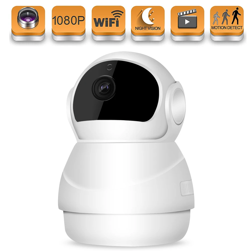 Охранных Камеры Скрытого видеонаблюдения 1080P Wi Fi внутренняя камера Видеоняни и