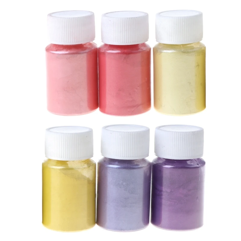

24 Colors Cosmetic Grade Pearlescent Natural Mica Mineral Powder Epoxy Resin Dye Pearl Pigment DIY Jewelry Crafts Making