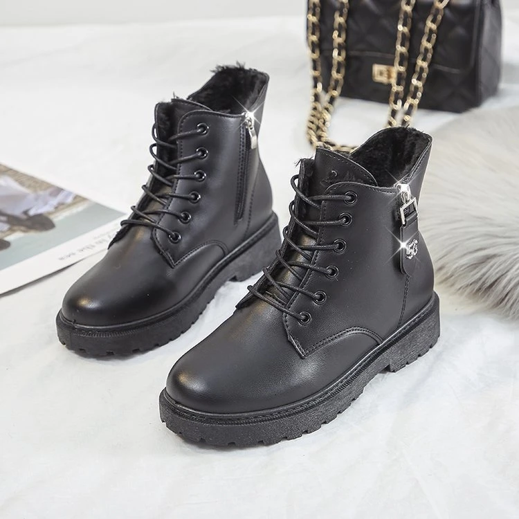 Женские ботинки Martin Новинка 2020 года Сезон осень Полуботинки из натуральной кожи