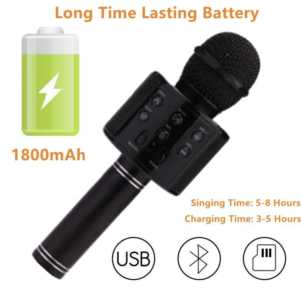 FGHGF микрофон WS858 Bluetooth беспроводной конденсаторный волшебный для караоке