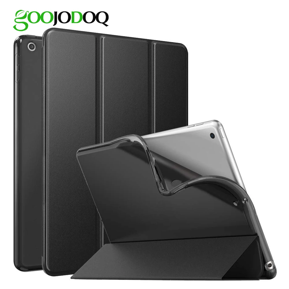 Чехол GOOJODOQ для iPad 10,2, силиконовый мягкий чехол для iPad, чехол 10,2 дюймов с функцией автоматического сна для iPad, чехол 7-го поколения