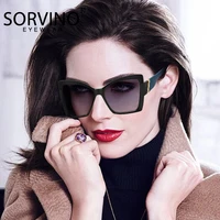 sorvino retro oversized cat eye sunglasses men tortoiseshell luxury large square sun glasses women driving fashion eyewear uv400