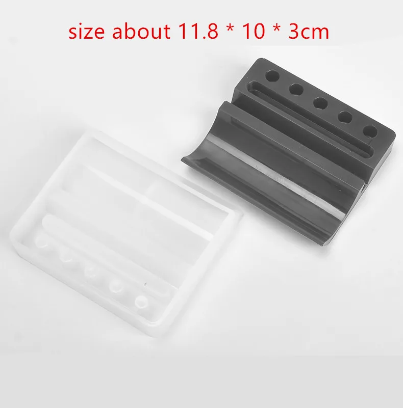 Ручной работы цементная эпоксидная смола DIY глиняная ручка держатель для карт