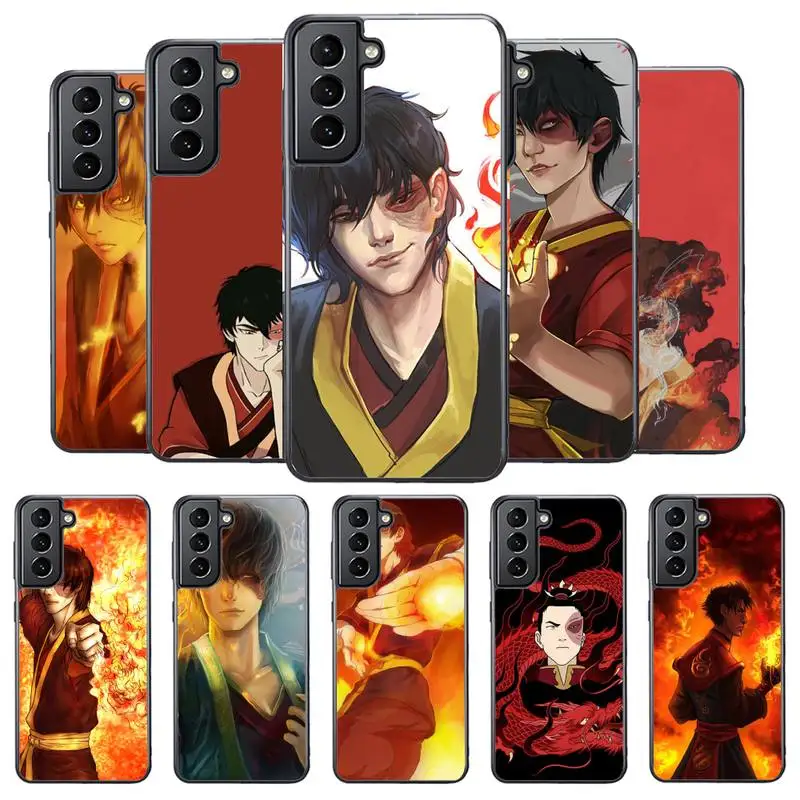 

prince Zuko Avatar anime Phone Case For Samsung S21 s20 s30 s10 s9 s8 s7 s6 s5 note20 ultra plus edge PC&TPU soft Cover Fundas