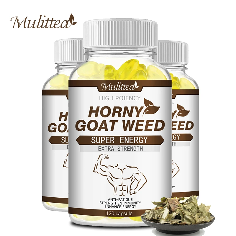 

Mulittea Horny Goat Weed Extract Enhancing Energy Kidney Erection Male Supplement Improve Potency Enhancement Stamina Function