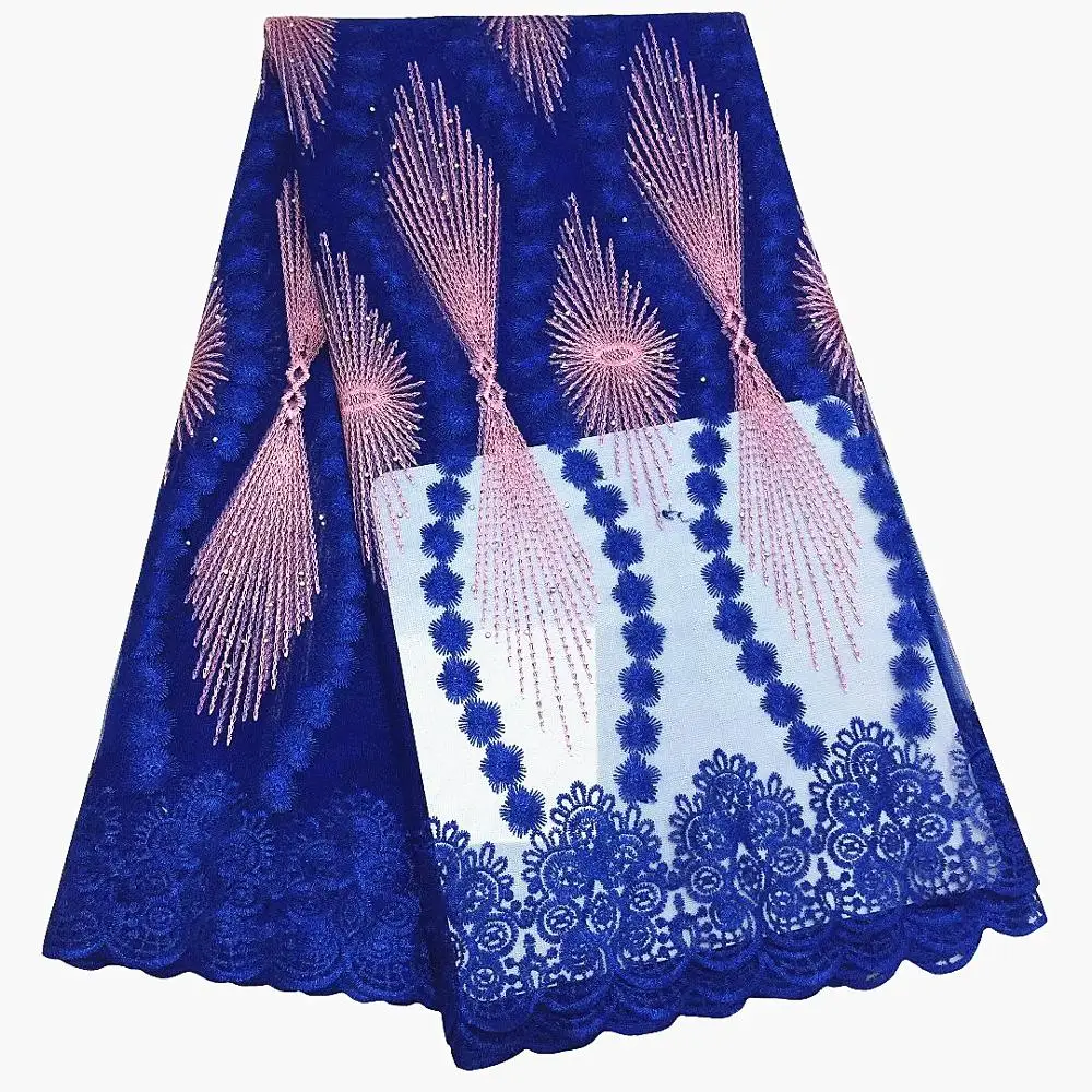 Wine color Tulle Lace fabric embroidered african french lace with stones Nigerian for wedding | Дом и сад