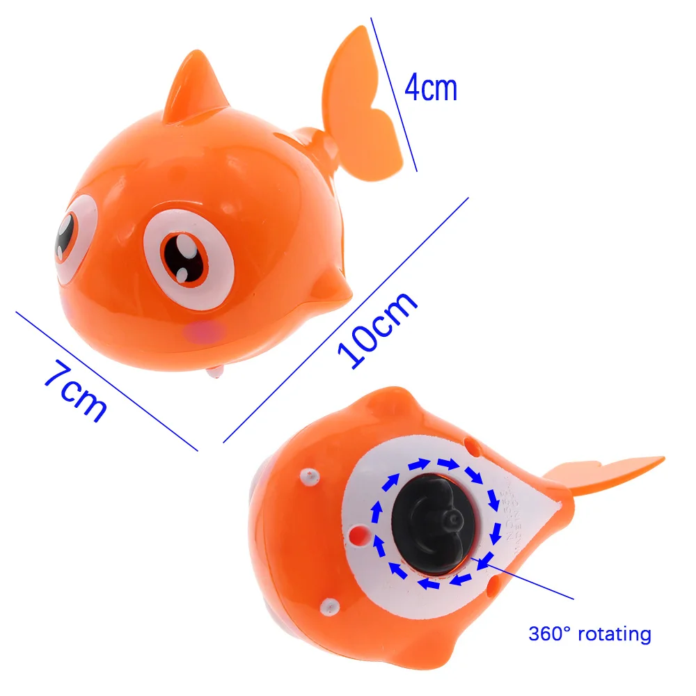 Детская Классическая Игрушка с часами плавающая Акула милая игрушка для ванны