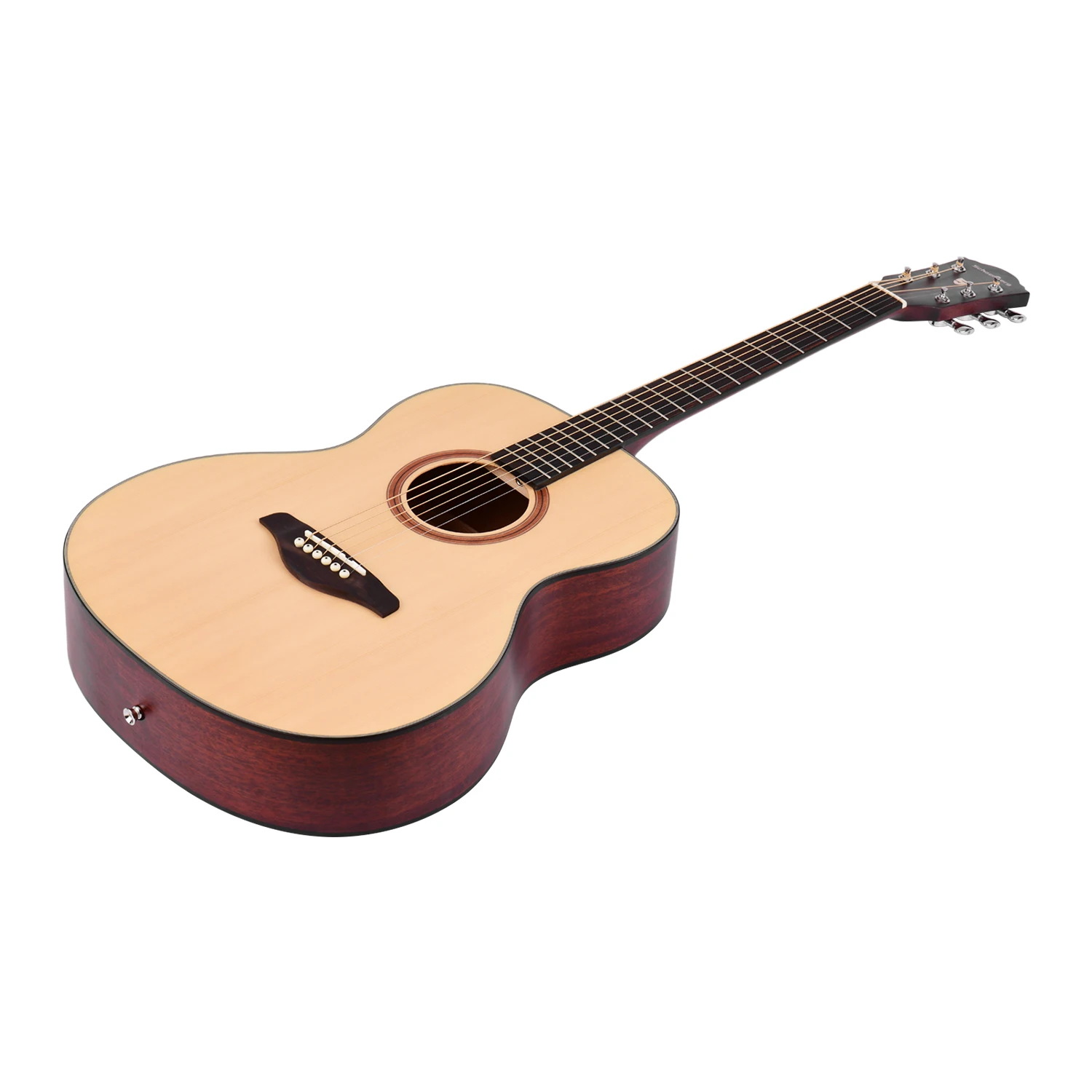 40-дюймовый светодиод OM Акустическая гитара ель дерево топ Панель красного дерева