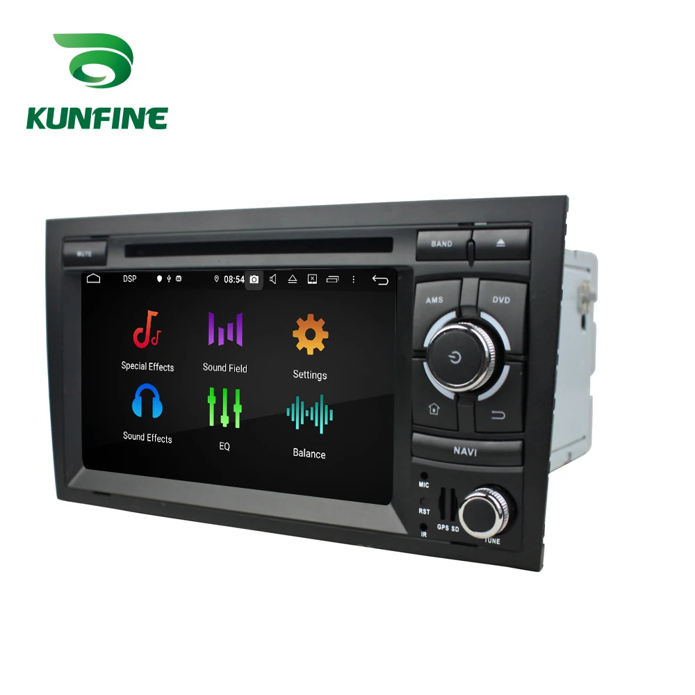 Android 9,0 Восьмиядерный 4 Гб ОЗУ 64 Гб ПЗУ автомобильный DVD gps мультимедийный плеер стерео для Audi A4 2002-2008 радио головное устройство wifi 3g