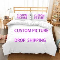 fashion 3d printed custom bedding set single double queen king 23 set down quilt cover pillowcase bedding home textile