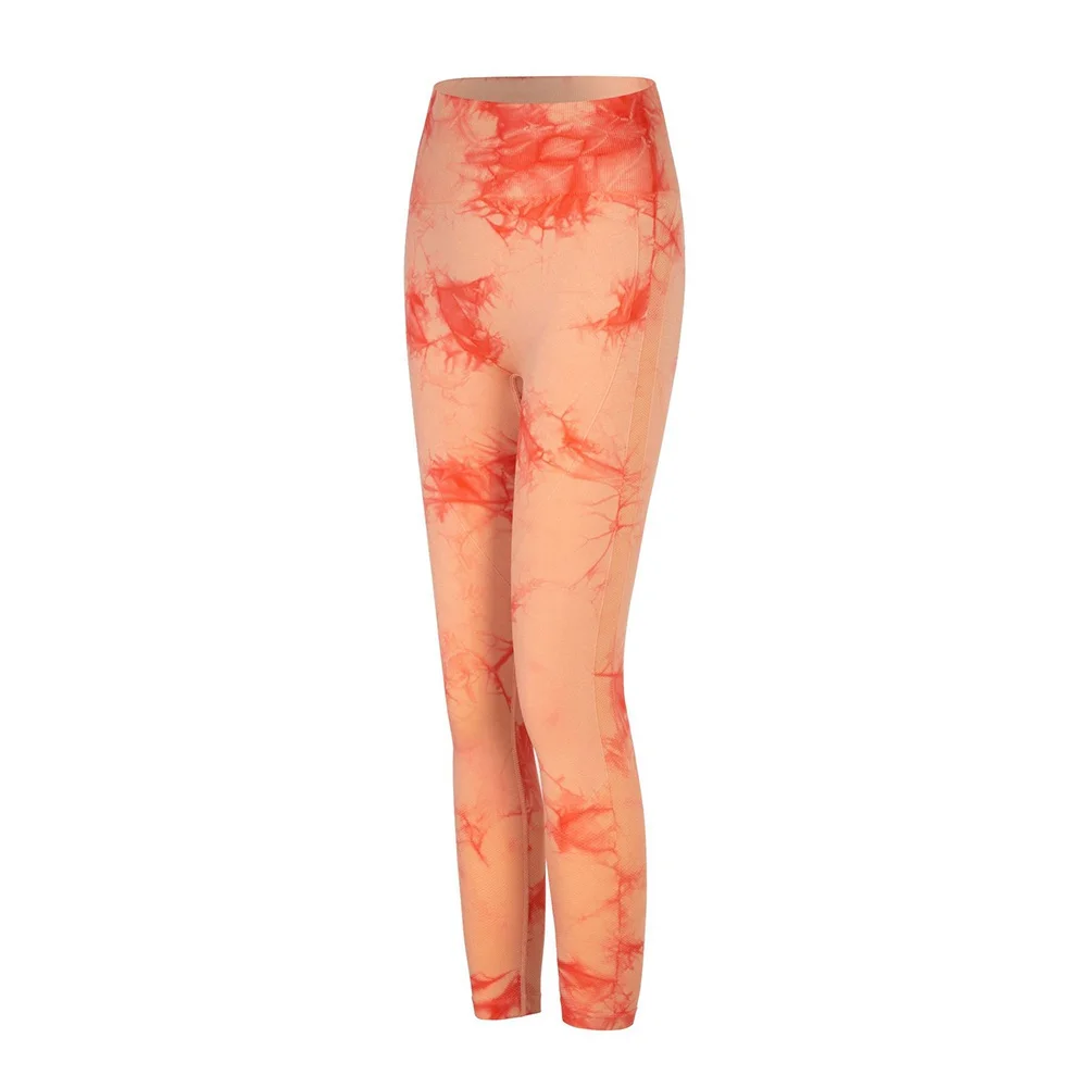 

Women Yoga Pants Dressing Fitness Sexy Honey Peach Trousers Lady High Waist Hips Sports Tight Trousers Push-dye Running Pants