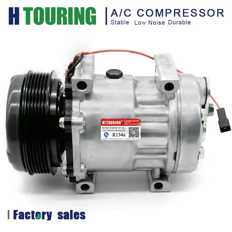 

Автоматический компрессор кондиционера Sanden 7H15 для фермы, бездорожья, Sanden 8244 SD7H15 1201366 4281803M1