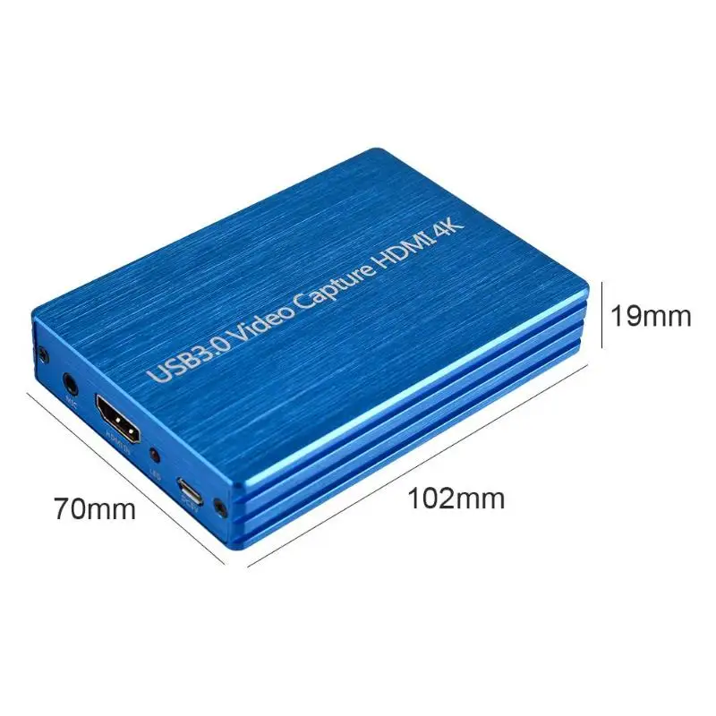4K HDMI к USB 3 0 1080P карта захвата видео ключ для OBS игры в реальном времени потокового