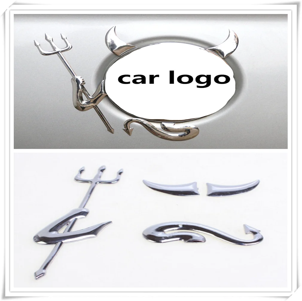 Автомобильная 3D наклейка с дьяволом автомобильная эмблема демона для Renault Eolab Twizy