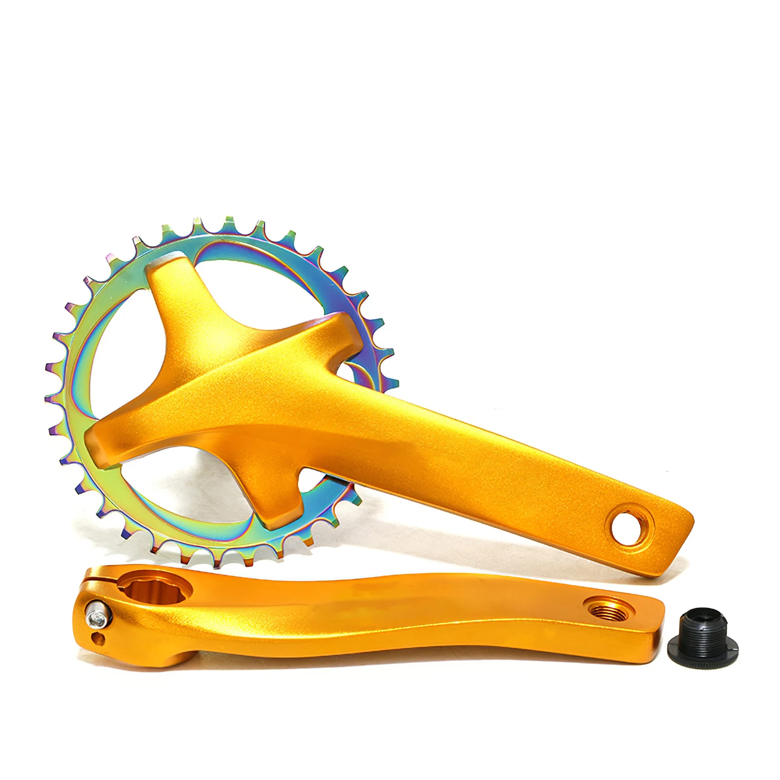 

Звездочка для горного велосипеда, Модифицированная Одиночная пластина, левый и правый, с узкой широкой цепью 34T/36T/38T