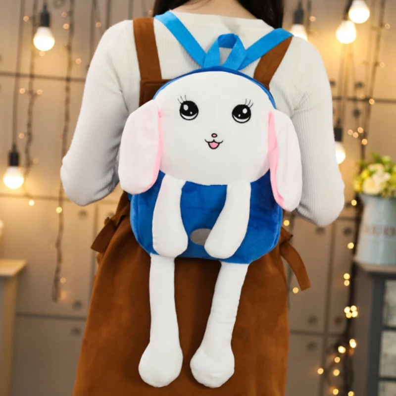 Новинка 2020 сетчатый красный рюкзак уши можно перемещать для танцев детского сада