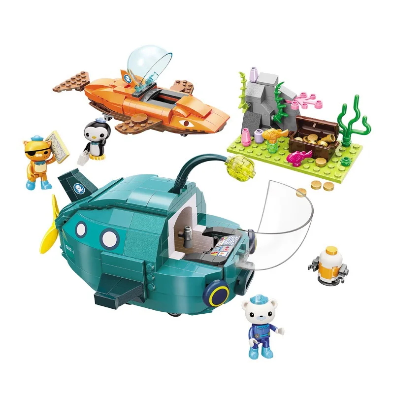 Конструктор Octonauts Serise игрушки для детей подарки мультики анимационная модель