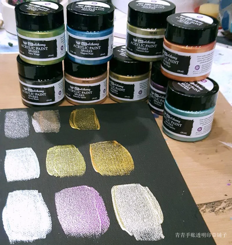 

Prima bright pearlescent pigment 50ml bottle Sparks Acrylic Paint