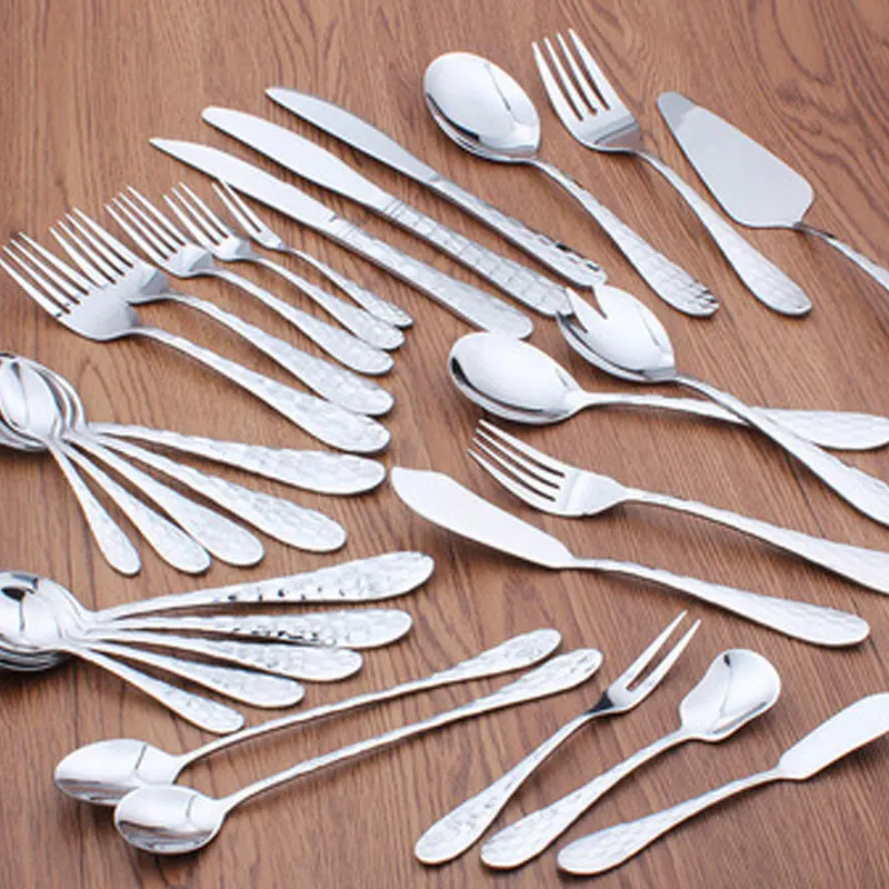 

Western-style cutlery fork and spoon stainless steel cutlery fruit fork tea fork water cubedessert fork and spoon