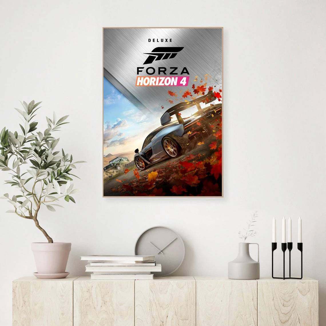 

Forza Horizon 4 Video Game Poster PC,PS4,Exclusive Role-playing RPG Game Canvas Custom Poster Alternative Artwork