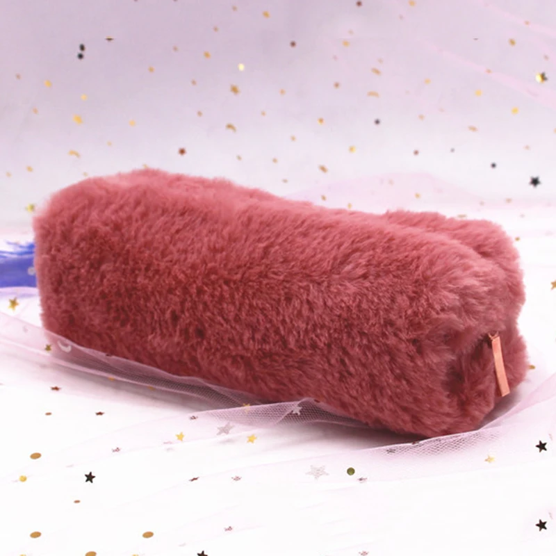 Плюшевый пенал для карандашей  kawaii