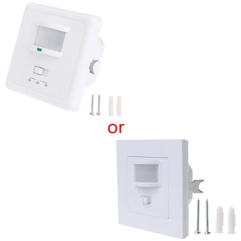 Настенный автоматический переключатель с пассивсветодиодный ИК датчиком