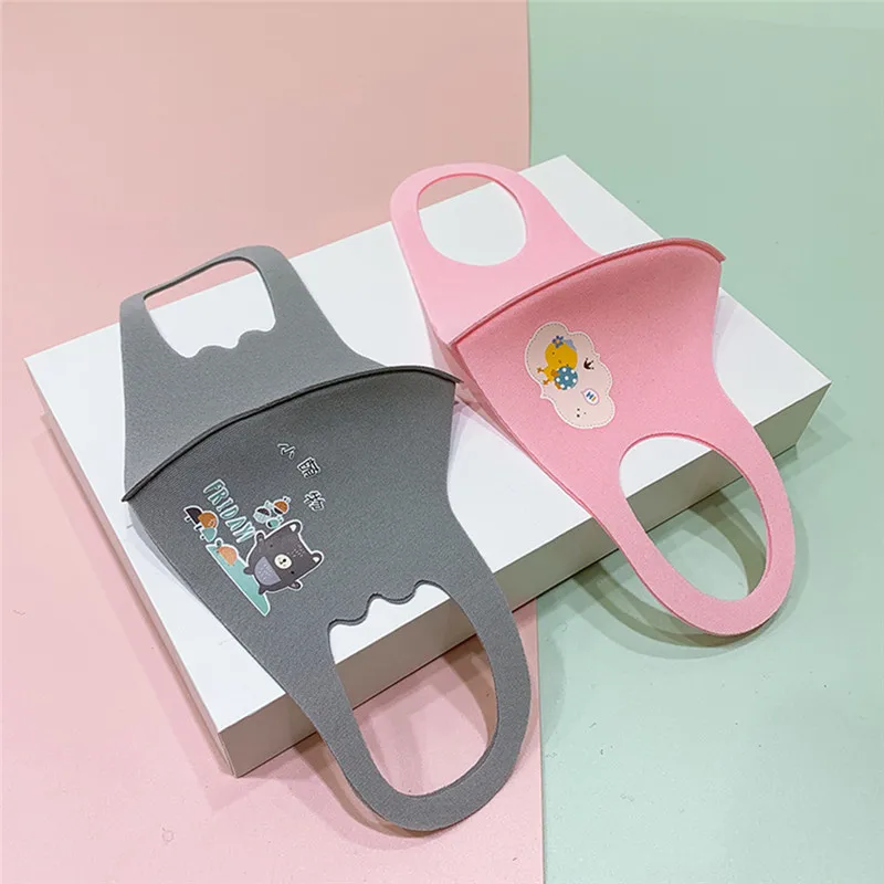 PM2.5 Children Mouth Mask Cotton Cute Cartoon Respirator Thicken Smog Warm Dust Fits 4-10 Years Old Kids | Красота и здоровье