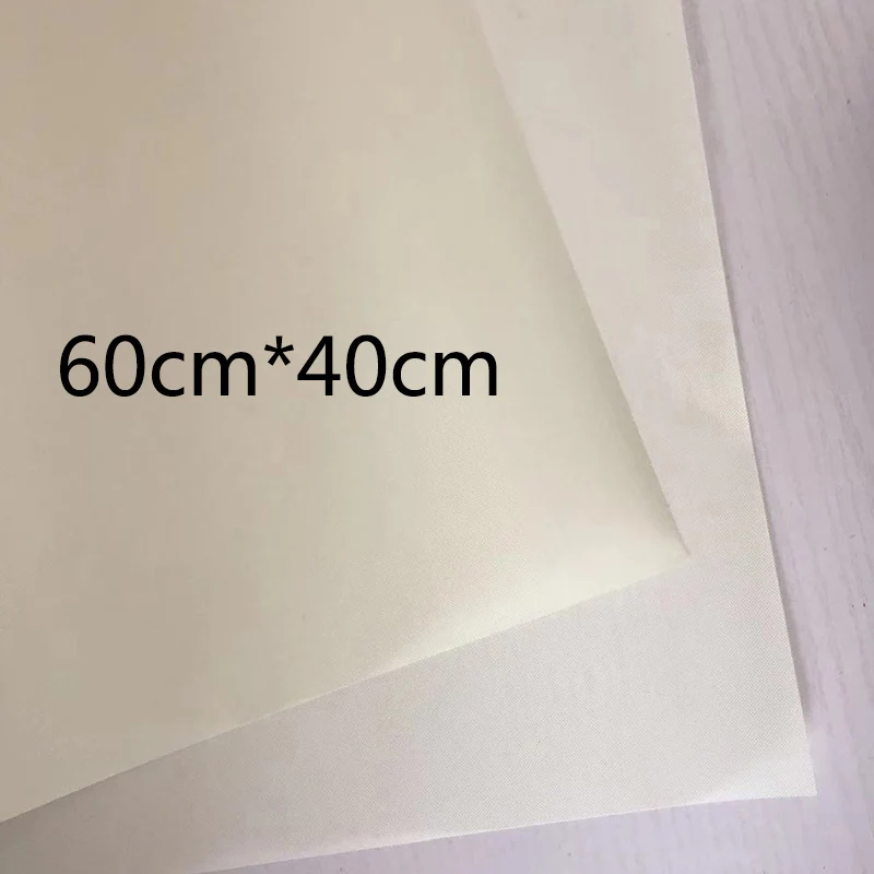 UPORS 40*30 см/60*40 см коврик для выпечки многоразовый тефлоновый лист маслостойкий бумажный антипригарный гриль лайнер термостойкий Коврик для выпечки Инструменты - Цвет: 60cm 40cm White 1pc