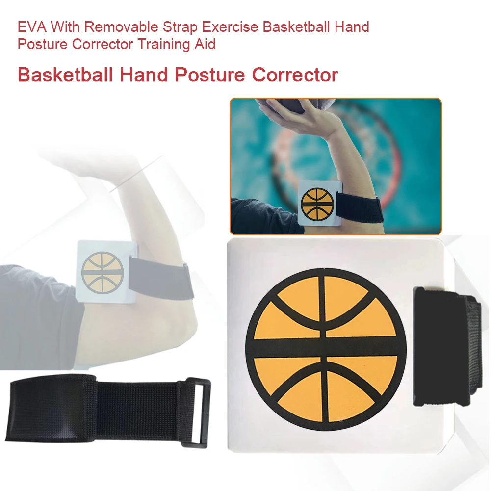 

EVA Accessories Wear Resistant Thick Waterproof Training Aid Practice With Removable Strap Basketball Hand Posture Corrector