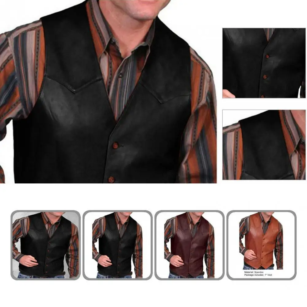 

Жилет мужской симметричный с V-образным вырезом и без рукавов