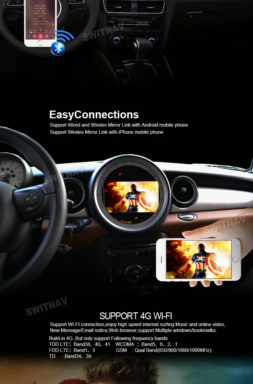 SWITNAV 4 Гб+ 32 ГБ Android 7,1 автомобильный dvd-плеер для A4L 2009-2012 Автомобильный мультимедийный Авто поддержка DVR wifi DAB OBD Автомобильный аудио gps
