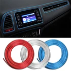 Декоративные полосы для салона автомобиля Mercedes Benz W211 W203 W204 W210 W124 AMG W202 CLA W212 W220, 5 м