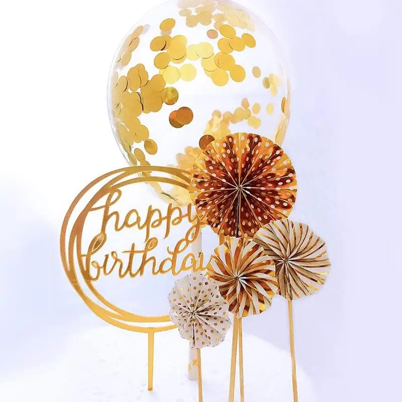 Прекрасный подарок топпер для торта С Днем Рождения акриловый топ с надписью дня