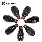 KEYYOU для Jeep Grand Cherokee Chrysler 300 Town  кантри Dodge Challenger, Charger Journey Fob новый автомобильный чехол для ключей