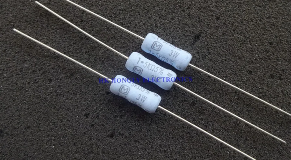 20PCS 1K 1.3K 1.5K 1.8K 10K 20K 30K 3W J=5% Metal Oxide Film Resistor | Inductors