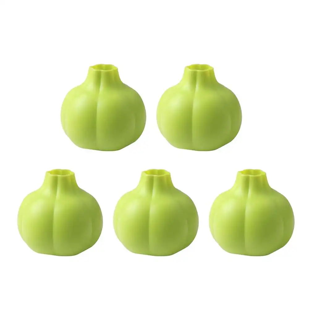 

5PCS Creative Rubber Garlic Peeler Garlic Presses Peeled Garlic Stripping Tool Home Kitchen Accessories