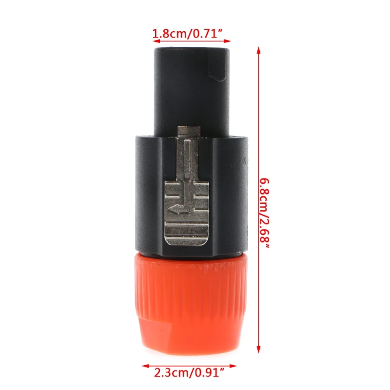 4-контактный штекер динамика Neutrik Тип NL4FX аудио кабель | Обустройство дома