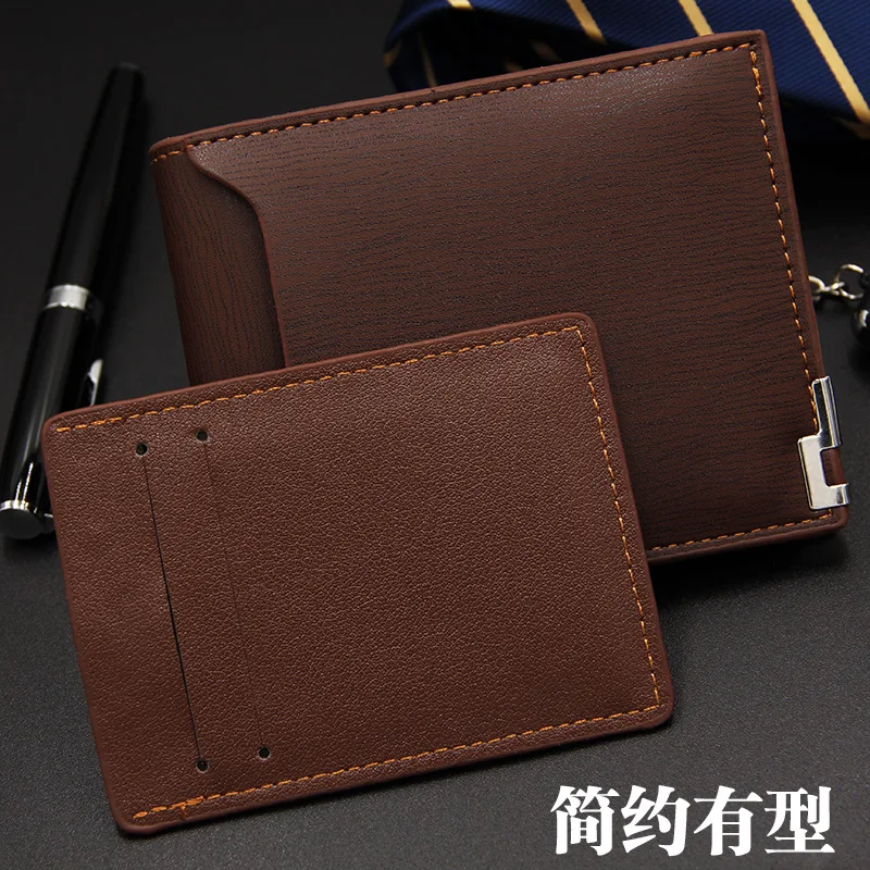 New Wallet for Mens Fashion Leisure Extraction Iron Short Capitol Clip Small Purses Luxury Designer Wallets Money Bag Bill |